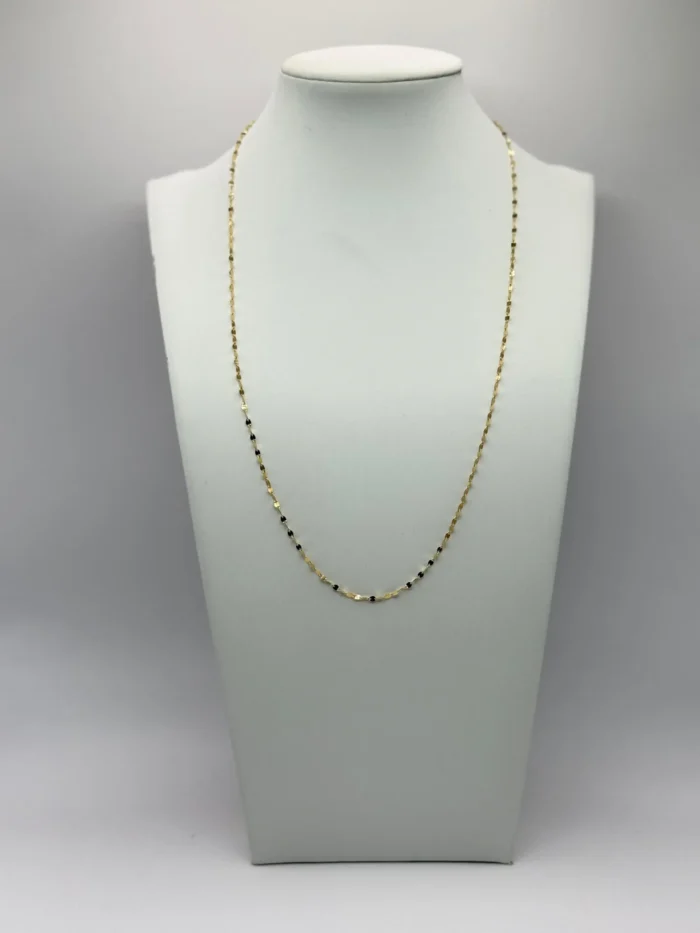 Cadena Espejo de Oro 14KT