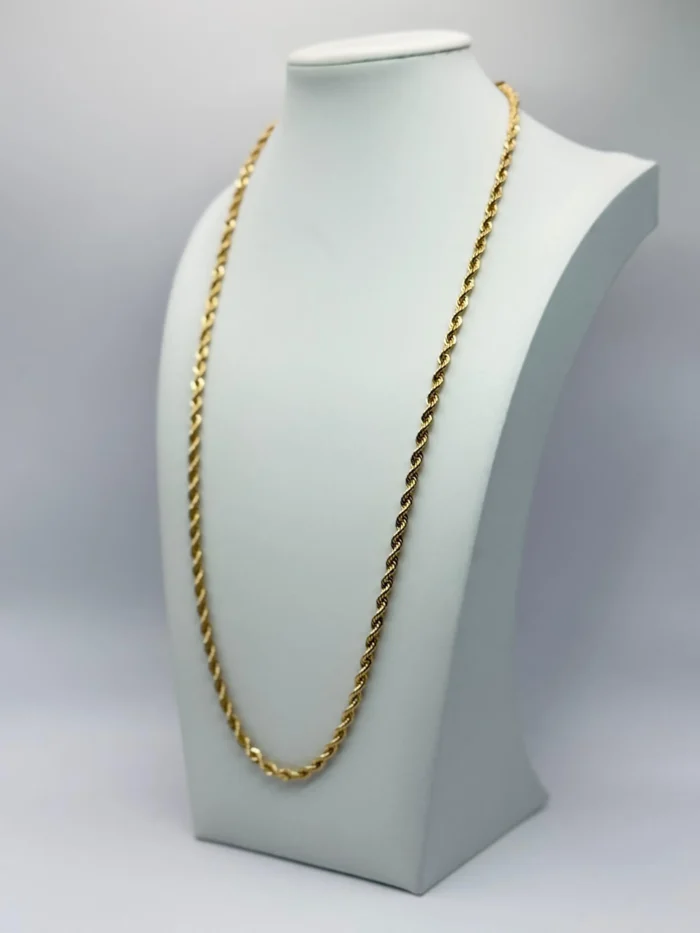 Cadena Rope Chain de Oro 14KT
