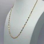Cadena Tejido Infinito de Oro 18KT