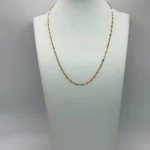 Cadena Tejido Infinito de Oro 18KT