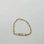 Pulsera Puff Mariner Kids Oro 14KT-2 Pulsera Puff Mariner Kids de Oro 14KT