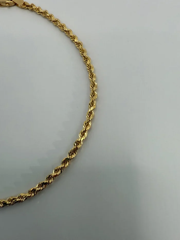 Pulsera Rope Chain de Oro 18KT