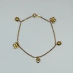 Pulsera con Colgantes Oro 18KT