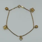 Pulsera con Colgantes Oro 18KT